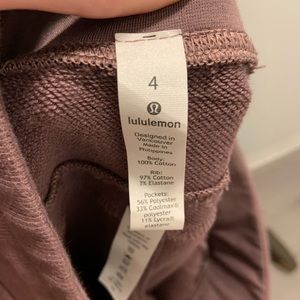 lululemon sweat pants